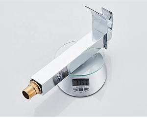 Robinet de <span class=keywords><strong>lavabo</strong></span> chaud et froid avec cascade à <span class=keywords><strong>bouche</strong></span> plate <span class=keywords><strong>Lavabo</strong></span> de style européen avec robinet d'évier surélevé - Product Image 6