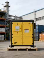 Système de stockage d'énergie solaire hors réseau industriel et commercial avec batterie LiFePO4 et refroidissement liquide par air, compatible DG