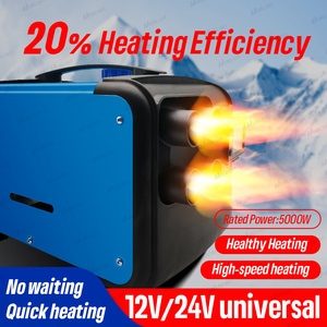 Système d'air diesel universel portable <span class=keywords><strong>12V</strong></span> 24V <span class=keywords><strong>220V</strong></span>, nouveau <span class=keywords><strong>climatiseur</strong></span> d'air diesel pour cabine de camion, 5KW, chauffages de stationnement en plastique - Product Image 3