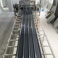 Tôles de toiture en PRV, tôles ondulées en fibre de verre, tôles de toiture en plastique ondulé transparent