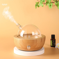 Diffuseur d'arômes électrique à ultrasons en bois véritable et en verre, huile essentielle pure, pour hôtel et usage domestique, vente en gros