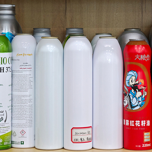 <span class=keywords><strong>Bouteille</strong></span> aérosol en aluminium rechargeable de couleur personnalisée, vaporisateur de <span class=keywords><strong>gaz</strong></span> comprimé - Product Image 2