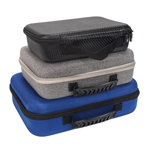 Estuche Personalizable y Resistente de Tela Oxford Negra con Carcasa Rígida de Espuma EVA, Estuche con Cremallera para Micrófono, Estuche de Almacenamiento EVA - Product Image 4