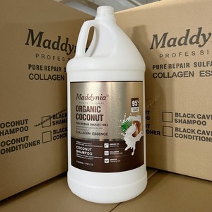 Shampooing Professionnel 5000ml Grand Format pour Salon de Coiffure – Soin Capillaire Anti-Pelliculaire, Contrôle du Sébum, Kératine, Collagène, <span class=keywords><strong>Essence</strong></span> de <span class=keywords><strong>Coco</strong></span> et Caviar - Product Image 3