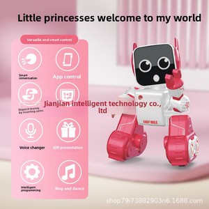 Robot <span class=keywords><strong>interactivo</strong></span> inteligente con APP para chat de voz y codificación, hucha electrónica, juguete de aprendizaje financiero, venta al por mayor UE EE. UU. CE UKCA JJRC-EDU - Product Image 5
