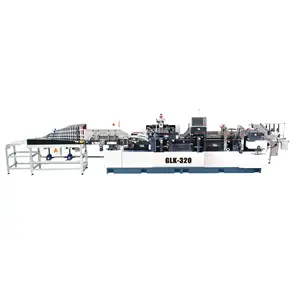 GLK320-L high speed book cover flapping folding machine connect in-line