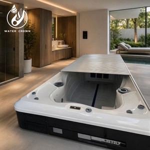 Couverture de spa automatique à volets roulants, à lames emboîtables, avec moteur <span class=keywords><strong>tubulaire</strong></span>, pour spa extérieur et <span class=keywords><strong>piscine</strong></span>. - Product Image 2