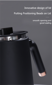 กาต้มน้ำไฟฟ้า ZeroHero WuMing มาตรฐาน US UK EU ความจุ 600 มล. สแตนเลสสตีล กาต้มน้ำคอห่านสำหรับกาแฟ - Product Image 3