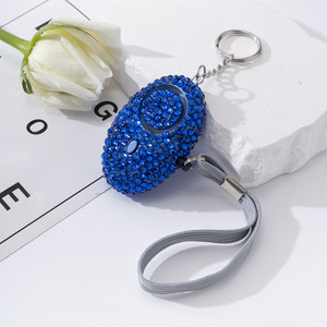 Bling charme alarme porte-clés strass Mini alarme personnelle lampe de poche porte-clés diamant auto-défense alarme avec porte-clés LED - Product Image 6
