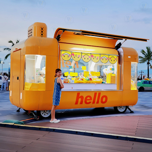 Chariot de nourriture de rue rétro multifonctionnel, kiosque mobile pour en-cas, Nasi Lemak, Char Kway Teow, Roti Canai, Satay, Foodtrailer, bonbons - Product Image 5