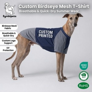 Camisetas Personalizadas para Perros, Ropa para Mascotas, Tela de Malla Transpirable de Secado Rápido, Ropa de Verano para Perros, Camiseta para Galgos - Product Image 1