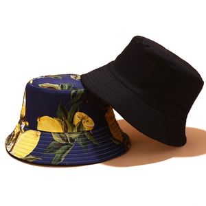 Sublimation Print Flat <b>Hat</b> Summer Pineapple <b>Bucket</b> <b>Hat</b> - Product Image 2