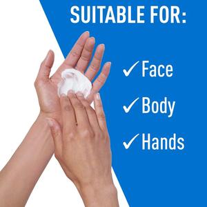 Crème hydratante à marque privée, hydratant pour le corps et le visage pour peaux sèches, crème corporelle à l'acide hyaluronique et à <span class=keywords><strong>la</strong></span> céramide - Product Image 2