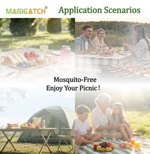 Ultraleichtes 165g Festes PP Umweltfreundliches Tragbares Fliegenabwehrgerät mit Langlebiger Batterie USB-Betrieben für Outdoor - Product Image 6