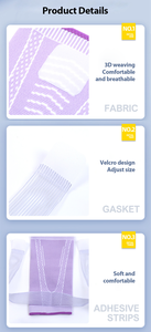 Genouillère de compression légère en nylon respirant pour la randonnée, la course à pied et le cyclisme - Product Image 6
