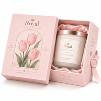 Boîtes d'emballage personnalisées pour bougies, boîte cadeau rigide de luxe avec logo pour bougies parfumées, emballage de marque, fabricant OEM ODM