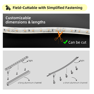 Bande lumineuse LED flexible en silicone imperméable IP66 personnalisée LFB1205-2, lumière néon pour extérieur, paysage, jardin, mur de fleurs - Product Image 6