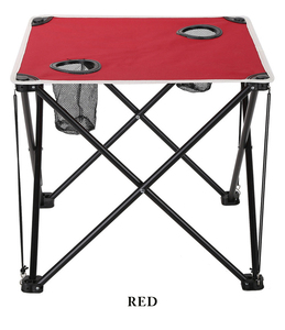 Trong Kho Ngoài Trời Dã Ngoại Câu Cá Đi Bộ Đường Dài Vuông Có Thể Gập Lại Bảng BBQ Xách Tay Gấp Cắm Trại Bảng Với Người Giữ Cốc Và Mang Theo Túi - Product Image 5