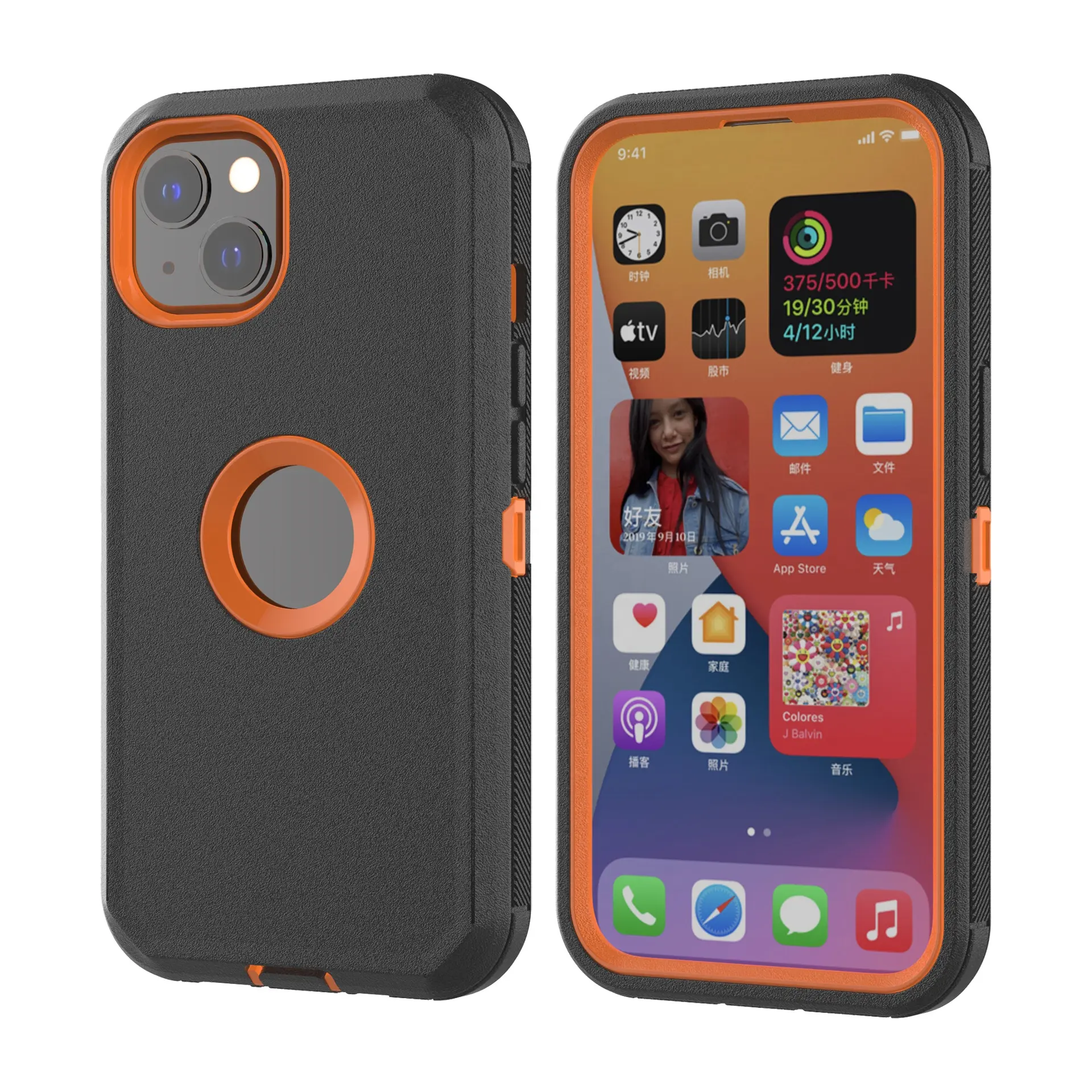 TPU+PC Armor Robot Case For Iphone 13 Pro 12 X Xs Max Xr 6 7 8 Cover Phone Case