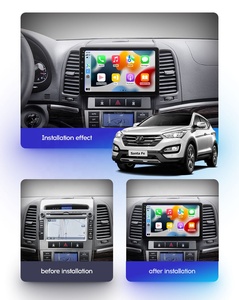 Máy Phát Thanh Xe Hơi HD Đa Phương Tiện Cho Hyundai Santa Fe 2 2006 - 2012 Điều Hướng GPS Carplay Video 4G - Product Image 2