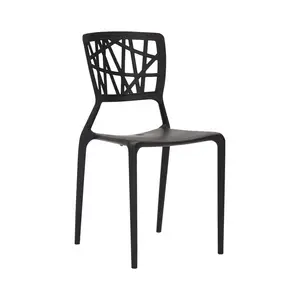 wholesale modern furniture stacking cafe plastic chair outdoor restaurant Uv chair