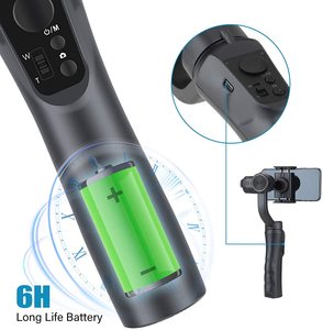 F6 thông minh 3D ổn định nhựa cầm tay máy ảnh <span class=keywords><strong>tripod</strong></span> cho trục cho trục 360 độ đối tượng điện thoại di động điện thoại thông minh nhiếp ảnh - Product Image 6