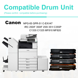 Đơn vị trống chất lượng cao cho Canon <span class=keywords><strong>C</strong></span>-EXV47 gpr51 npg65 IR c250if c350if c255i c351i c355p c1335 c1325 MF810 MF820 trống đơn vị trống - Product Image 2