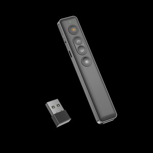 H90 PPT Page Turner 2.4G Digital Laser Air <b>Mouse</b> Wireless Magnifying Electronic <b>Pen</b> Black 140x25x15mm - Product Image 5