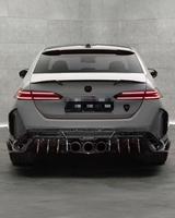 Kit carrosserie à clipser en fibre de carbone sèche pour BMW M5 G90, amélioration BMW M5 G90 avec lèvre avant, diffuseur, spoiler, jupes latérales et capot