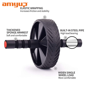 Amyup tùy chỉnh bụng bánh xe con lăn nhà phòng tập thể dục tập thể dục Tập Thể Dục Đào Tạo bụng tập thể dục - Product Image 3