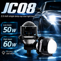 Vente directe : Phares de voiture Bi-LED 2,5 pouces 5800K, faisceau haut/bas, projecteur LED Bi-LED 2,5 pouces, lentille de projecteur LED