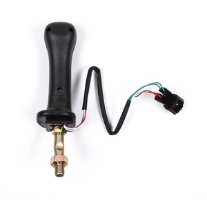 Manette de commande en alliage d'aluminium noir pour excavatrice, levier de commande, poignée de commande - Product Image 4