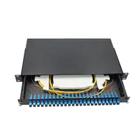 Wanbao хорошее качество и цена 19 ''1U ODF 24 порта SC волоконно-оптический патч-панель распределительная коробка