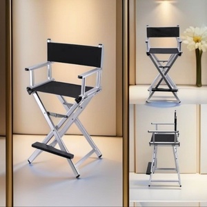 Silla de Maquillaje Profesional de Lujo con Respaldo Giratorio y Plegable, de la Marca Wss Quality Director Sale - Product Image 2