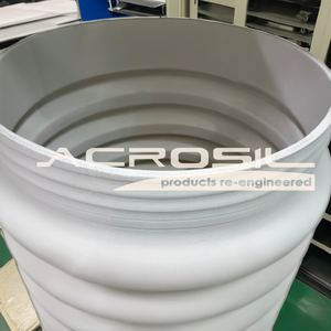 Productos de caucho Premium reforzado con tela de fuelle de goma de silicona flexible blanca lechosa Premium - Product Image 1