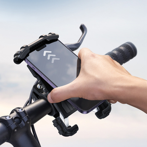 Support de téléphone pour vélo Lamicall BM02 avec logo personnalisé, installation rapide, verrouillage à une touche, support mobile pour vélo, support de guidon rotatif, GPS - Product Image 2