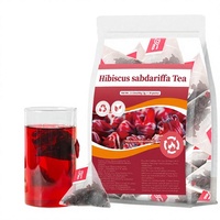 Teh Dingin Hibiscus Sabdariffa (Roselle)-60g Teh Herbal dengan Bunga Hibiscus; Tidak untuk Penjualan Domestik