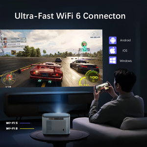 Tia Laser volta video xiomi 4K 3D núi 2GB RAM Android 12 Y320 chiếu V8 LCD LED Tiro corto A11 cao ANSI Lumen - Product Image 4