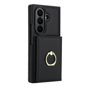 Coque de téléphone antichoc en cuir Pu avec fente pour carte de paiement Couverture arrière de téléphone pour Samsung Galaxy Z Fold 7FE 6 5 4 avec <span class=keywords><strong>film</strong></span> de verre avant - Product Image 3