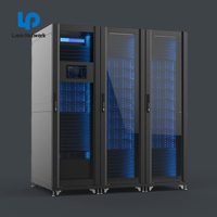 Ningbo lepin chine acheter rack serveur 42u armoire réseau avec écran tactile LCD 10 pouces, lumière allumée lorsque la porte est ouverte, pdu intelligent 8 voies