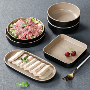 Assiettes en mélamine Xiang Yuan Mei, rectangulaires, couleur unie, usage commercial pour restaurant, assiettes pour accompagnements de hot pot - Product Image 3
