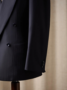 Costumes d'affaires coupe ajustée <span class=keywords><strong>sur</strong></span> <span class=keywords><strong>mesure</strong></span> pour hommes vente en gros costumes de mariage plats respirants à simple boutonnage - Product Image 4