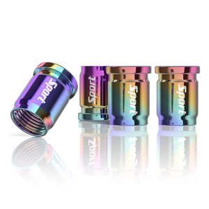 4 pièces nouveau style de <span class=keywords><strong>voiture</strong></span> <span class=keywords><strong>antivol</strong></span> en acier inoxydable roue pneu Valve tiges bouchons solide pneu Air Valve bouchons - Product Image 4