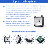 Lecteur de codes-barres EMT8050SC, module de lecture de codes QR, lecteur de codes-barres 2D RS232 pour la vérification des billets électroniques