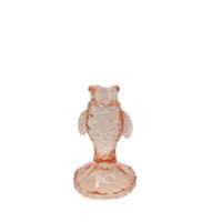 Porte-bougie en verre résistant à la chaleur de style moderne avec forme de poisson pour la décoration de mariage, de fête à domicile