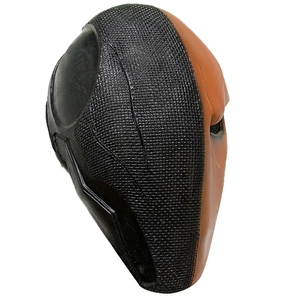 Accessoires d'<span class=keywords><strong>horreur</strong></span> Casque Deathstroke <span class=keywords><strong>Arkham</strong></span> City Superhero pour Halloween Cosplay Props Effrayant One-eyed Full Face Masque en Latex - Product Image 4