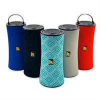 Logotipo de impresión Impermeable al aire libre Bluetooth Subwoofer portátil Mini música Altavoz inalámbrico con soporte para teléfono