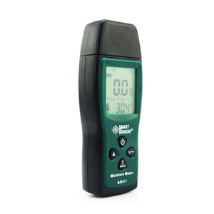 Humidimètre numérique <span class=keywords><strong>pour</strong></span> <span class=keywords><strong>bois</strong></span> AS971 de haute précision avec 2 sondes à broches, en plastique, 50x25x131mm - Product Image 2