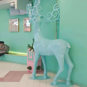 Estatua de resina con escultura grande personalizada, estatua de fibra de vidrio con dragón nativo americano - Product Image 4