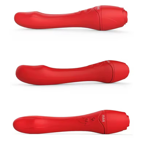 Vibromasseur chauffant en silicone flexible pour clitoris et point G, modèle Rose, 10 vitesses, pour femmes - Product Image 2